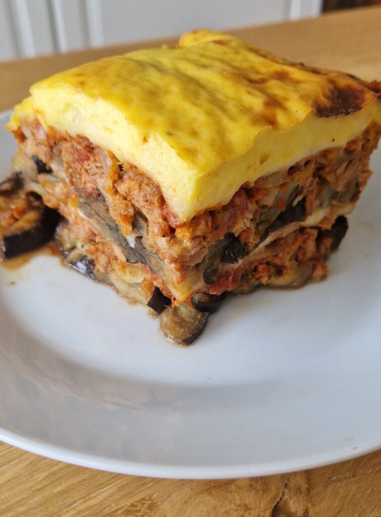 Leftover Lamb Moussaka
